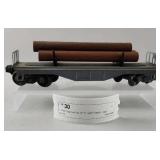 Lionel Log Car No. 6111 with Plastic Logs
