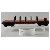 Lionel Flat Pipe Car No. 6511