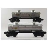 2 Lionel Sunoco 2 Dome Tank Cars No. 6465