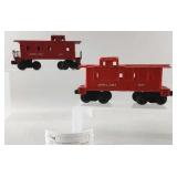 Lionel O Gauge Caboose 6057 & 6167