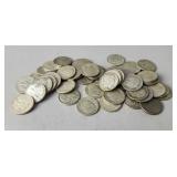 50 Silver Roosevelt Dimes Mixed Dates