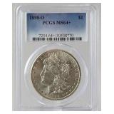 1898-O Morgan Silver Dollar PCGS MS 64+