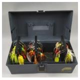 Plano Tackle Box of 33 Spinning Lures