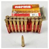 20 Rds Norma 303 British 150gr SP Ammunition