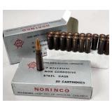 40 Rds. Norinco 7.62x39mm Steel Case Ammo