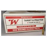 500 Rds. Winchester 5.56 55gr. FMJ Ammunition