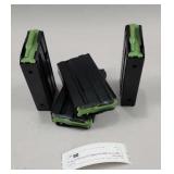 4 AR 20 Round 223 Magazines Matte Black Metal