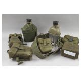 US Military Belt, Ammo Pouches and Canteens