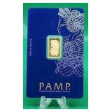 Pamp 2.5g .9999 Gold Bar Assay Sealed