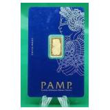Pamp Suisse 2.5g .9999 Gold Bar Assay Sealed