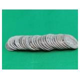 25 Mercury 90% Silver Dimes