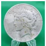 1935-S Peace Silver Dollar