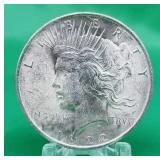 1922 BU Peace Silver Dollar