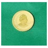 2019 .5g .9999 Gold Australian $2 Kangaroo