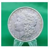 1889 BU Morgan Silver Dollar