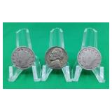 1906 1910 Liberty V & 1944-S Silver War Nickels