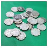 25 Roosevelt 90% Silver Dimes