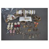 Vintage Costume Jewelry Earrings Bangles Bracelets