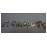 6 Sterling and Copper NA Style Earring & Ring Set