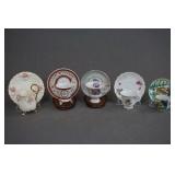 5 Fine China Demitasse Cup and Saucer Sets