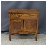 Vintage Oak Dry Sink Washstand