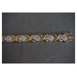 Gold Plated Sterling Silver X