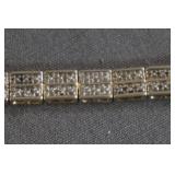 Gold Plated Sterling Silver Link Bracelet