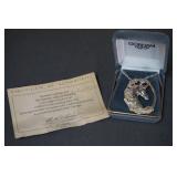 Gorham Sterling Silver Unicorn Pendant Necklace