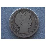 1903-S Barber Silver Half Dollar