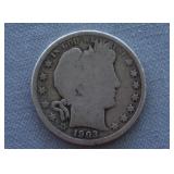 1903-O Barber Silver Half Dollar