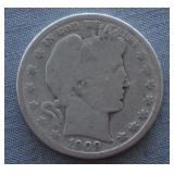1909-O Barber Silver Half Dollar