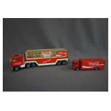 1980 Buddy L Coca Cola Delivery Truck and Trailer