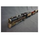 1940 Marx 391 Canadian Pacific Tin Train Set