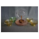 Dogwood and Madrid Pattern Depression Glass