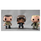 Funko Pop The Walking Dead Vinyl Figures x 3