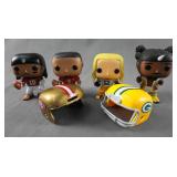Funko Sports Vinyl Figures (4) NFL WWE