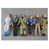 6 Hasbro G.I. Joe and Lanard Action Figures