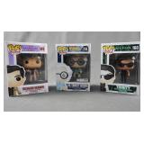 3 Funko Pop Movie Character  Vinyl Figures