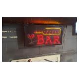 Light up BAR Sign