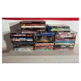 Lot of DVDs & Bluray Cases have some water damage
