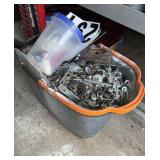 Bucket of Automotive Hardware & More