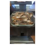 Various Assorted Plated Flatware W/ Baking Dish