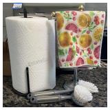 Kitchen brushes, Towel holder & paper towel