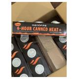 Partial Case of ï¿½6hour Canned Heatï¿½