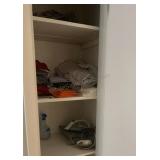 Contents of Closet Towels Irons & More