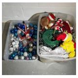 Totes of Christmas Decor & Ornaments