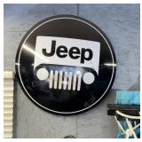 Metal Jeep Sign