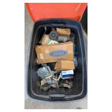 Bin of Automotive Parts