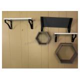 Wall Shelves & Wall Pockets (5 Piece)