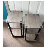 Sat of Side Table Shelves